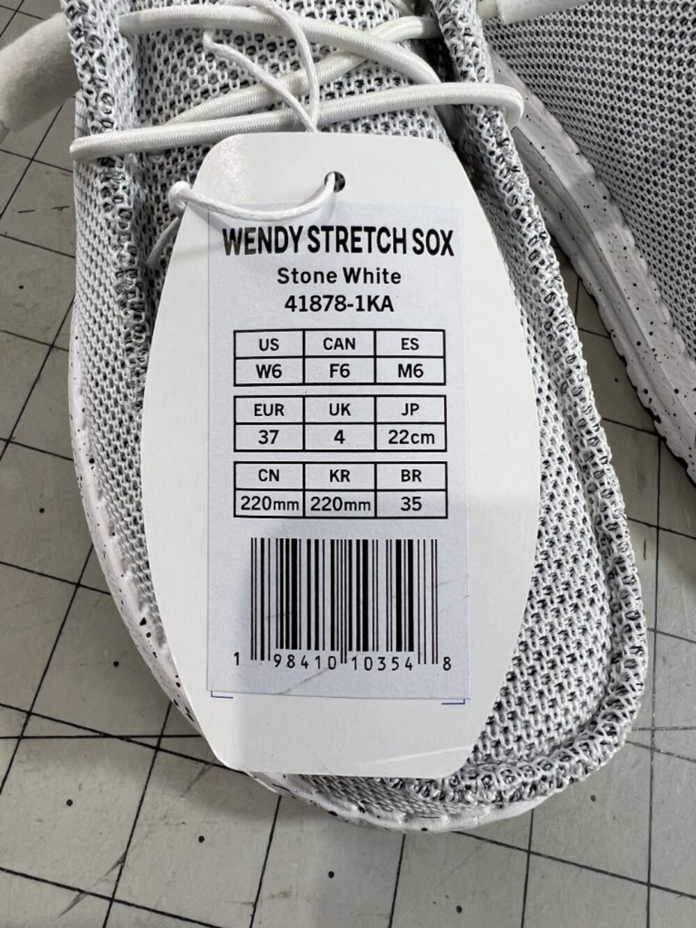 Hey Dude Women’s Wendy Stretch Sox Shoes Stone White Sz. 6 New - Picture 3 of 5